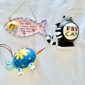 Cat Ladies Unite! 😻 Adorable Cat Christmas Ornaments🎄
